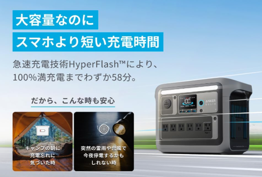 Anker Solix C1000 Portable Power Stationイメージ4